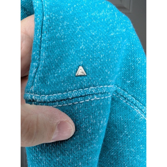 Antigua Miami Dolphins NFL Sweatshirt Women's Large Lace Up Pullover Cotton EUC - Picture 9 of 9